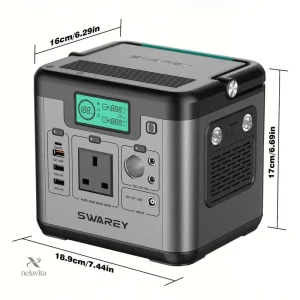 Lampe LED intégrée sur la station d’alimentation Swarey 500W