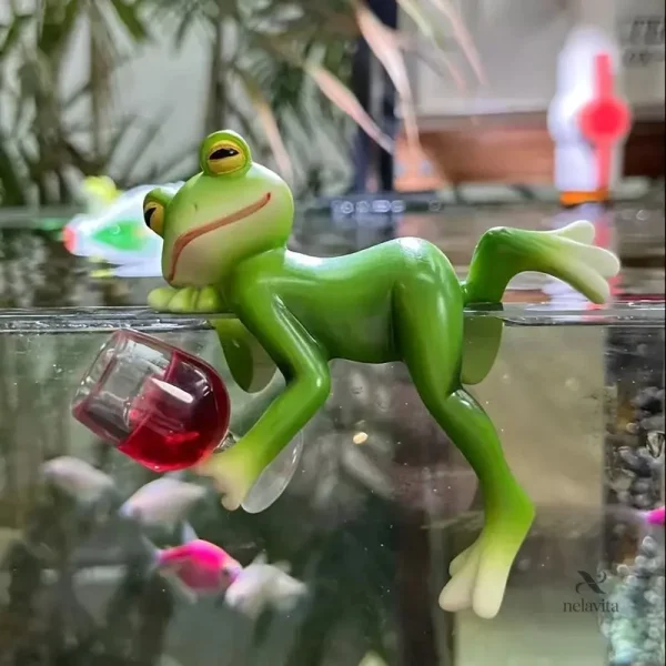 Décoration de jardin originale en forme de grenouille