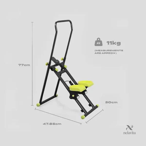 Stepper avec guidon pour un entraînement efficace à domicile