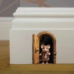 Autocollant mural amusant pour enfants et plinthes originales