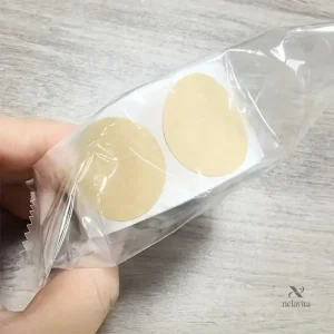 Stickers adhésifs ronds kraft pour emballage de bijoux