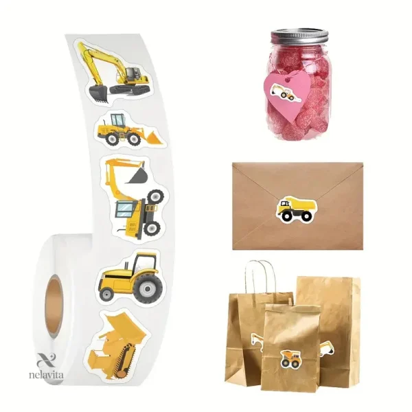 Stickers Engins de Chantier pour décoration créative