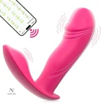Stimulateur connecté en silicone pour plaisir à deux