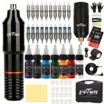 Stylo tatouage rotatif professionnel sans fil ergonomique