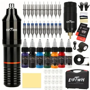 Stylo tatouage rotatif professionnel sans fil ergonomique