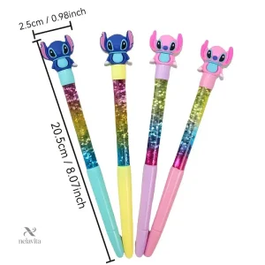 Écriture amusante avec des stylos pailletés, idéal pour les loisirs créatifs