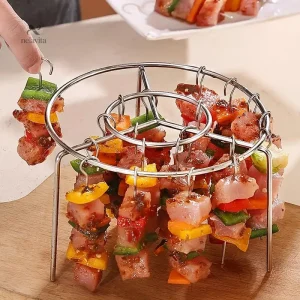 Accessoire barbecue en acier inoxydable pour cuisine d'extérieur