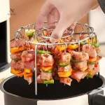 Support à brochettes robuste pour une cuisine en plein air