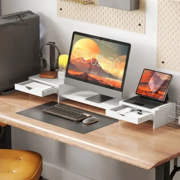 Rehausseur de bureau pour ordinateur et tablette