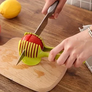 Support de découpe pour tomates et fruits, outil pratique