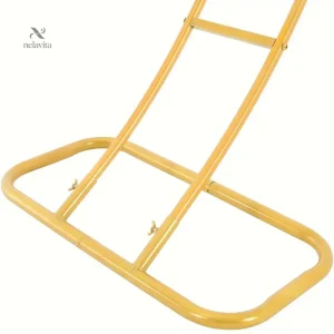 Support de hamac métallique jaune pour jardin