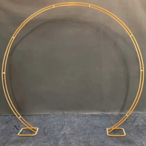 Hamac métallique jaune, parfait pour le jardin