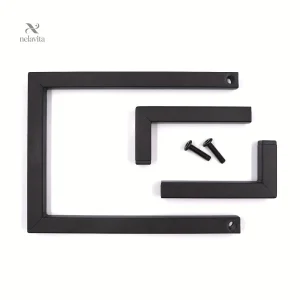 Présentoir pour LP 33 tours en bois noir, élégant et pratique