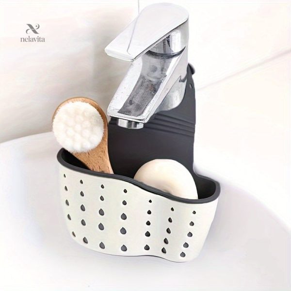 Support silicone pour éponge, gain de place en cuisine