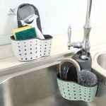 Accessoire cuisine : support pour éponge multifonction