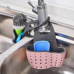 Support éponge flexible en silicone pour cuisine