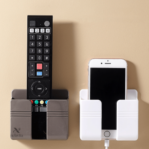 Support mural sans perçage pour téléphone et télécommande