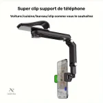 Support antidérapant pour GPS et appels mains libres