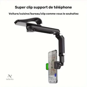 Support antidérapant pour GPS et appels mains libres