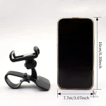 Support téléphone tableau de bord, design compact et fonctionnel
