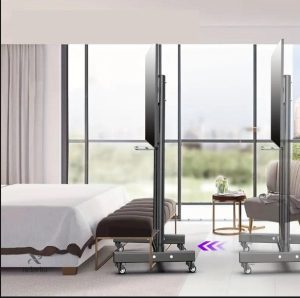 Meuble RV mobile pour écran plat avec roulettes pratiques