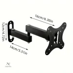 Fixation robuste et réglable pour écran plat