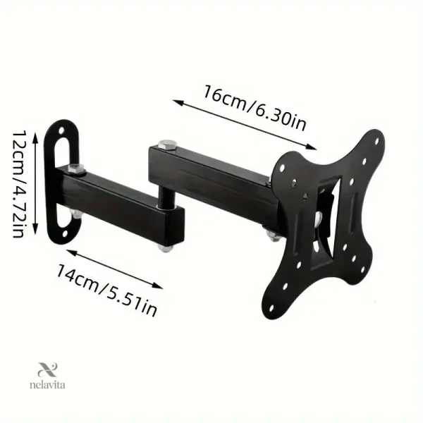 Fixation robuste et réglable pour écran plat