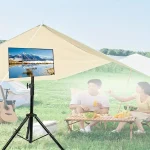 Support TV sur trépied réglable pour écran plat