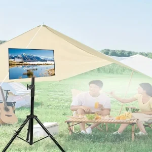 Support TV sur trépied réglable pour écran plat
