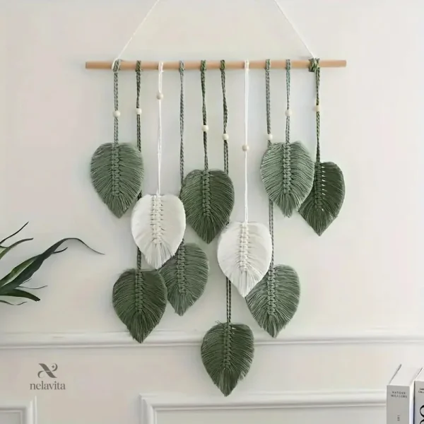 Suspension décorative en macramé, idéale pour enfants