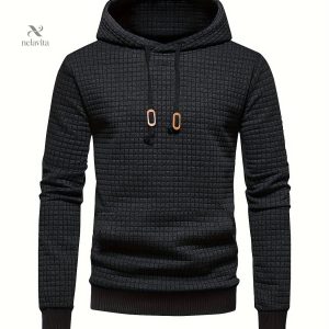 Sweat à Capuche Athlétique - Tissu en Maille Gaufrée