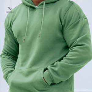 Sweat-shirt à capuche basique uni décontracté