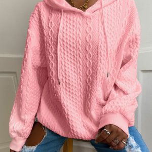 Sweatshirt à Capuche Grande Taille - Femme