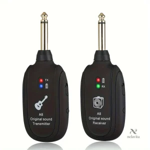 Système audio sans fil pour guitare, récepteur A8 jack 6,35 mm