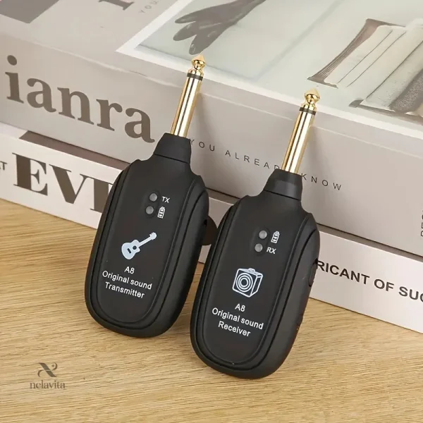 Récepteur A8 pour transmission audio sans fil, jack 6,35 mm