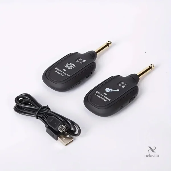 Accessoire guitare, système de transmission audio sans fil A8