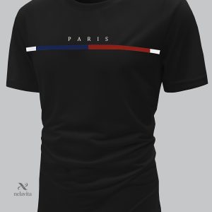 T-shirt confortable homme avec motif imprimé Paris