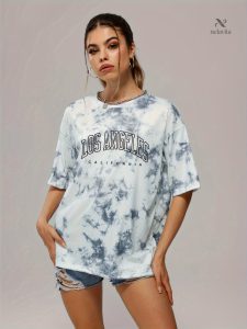 T-shirt tie-dye léger pour un style décontracté