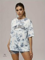 Top ample tie-dye pour activités sportives
