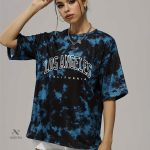 Vêtements de sport tendance avec imprimé tie-dye