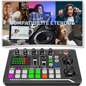 Console sonore USB pour podcasts et streaming musical