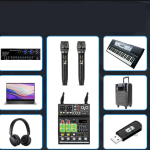 Kit audio professionnel avec égaliseur intégré et effets sonores