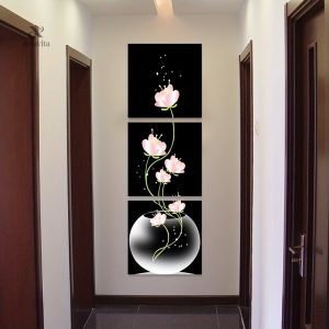 Tableaux décoratifs sur le thème des fleurs pour salon