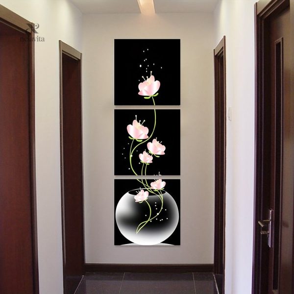 Tableaux décoratifs sur le thème des fleurs pour salon