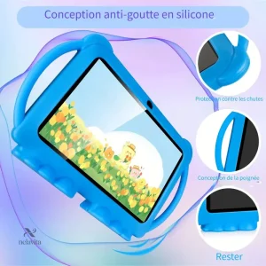 Tablette éducative enfants avec coque silicone anti-choc