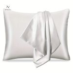 Taie d'oreiller en satin douce, 1 pièce
