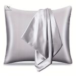 Taie d'oreiller élégante en satin doux