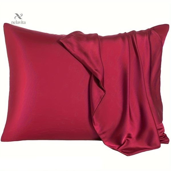 Taie d'oreiller confortable en satin