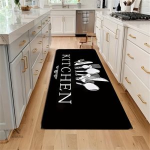 Tapis antidérapant pour cuisine, design pratique et fonctionnel
