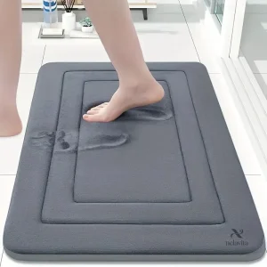 Tapis de Bain Absorbant à Séchage Rapide – Antidérapant et Confortable